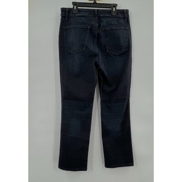 Talbots Jeans Women's Size 8 High-Rise Barely Boot Stretch Blue Denim Bootcut - Picture 9 of 10